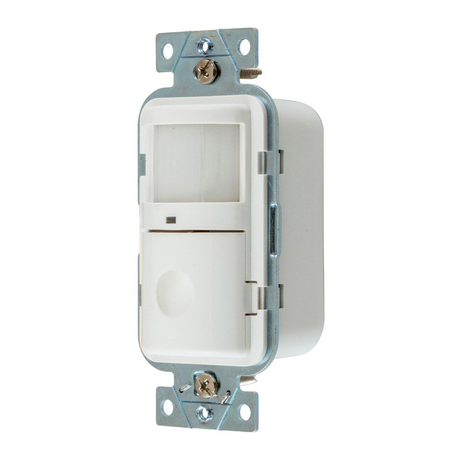 1-Switch 15-Amp Single Pole White Indoor Motion Occupancy Sensor