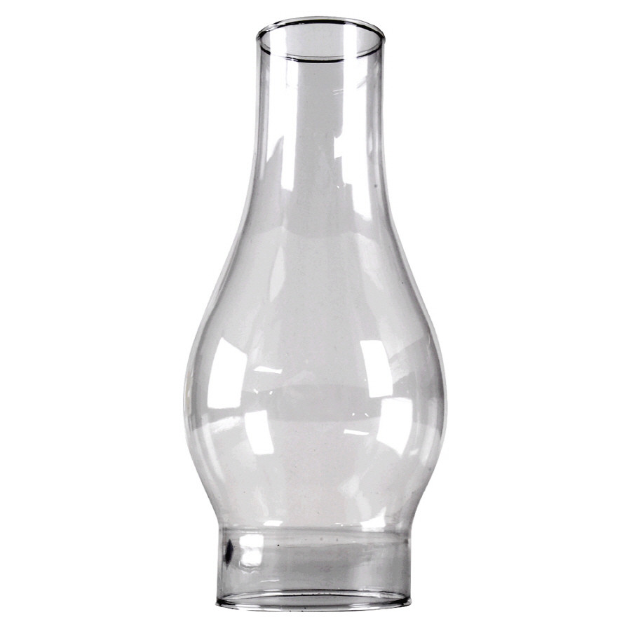 10-in H 4-in W Clear Clear Glass Vintage Lantern Ceiling Fan Light Shade
