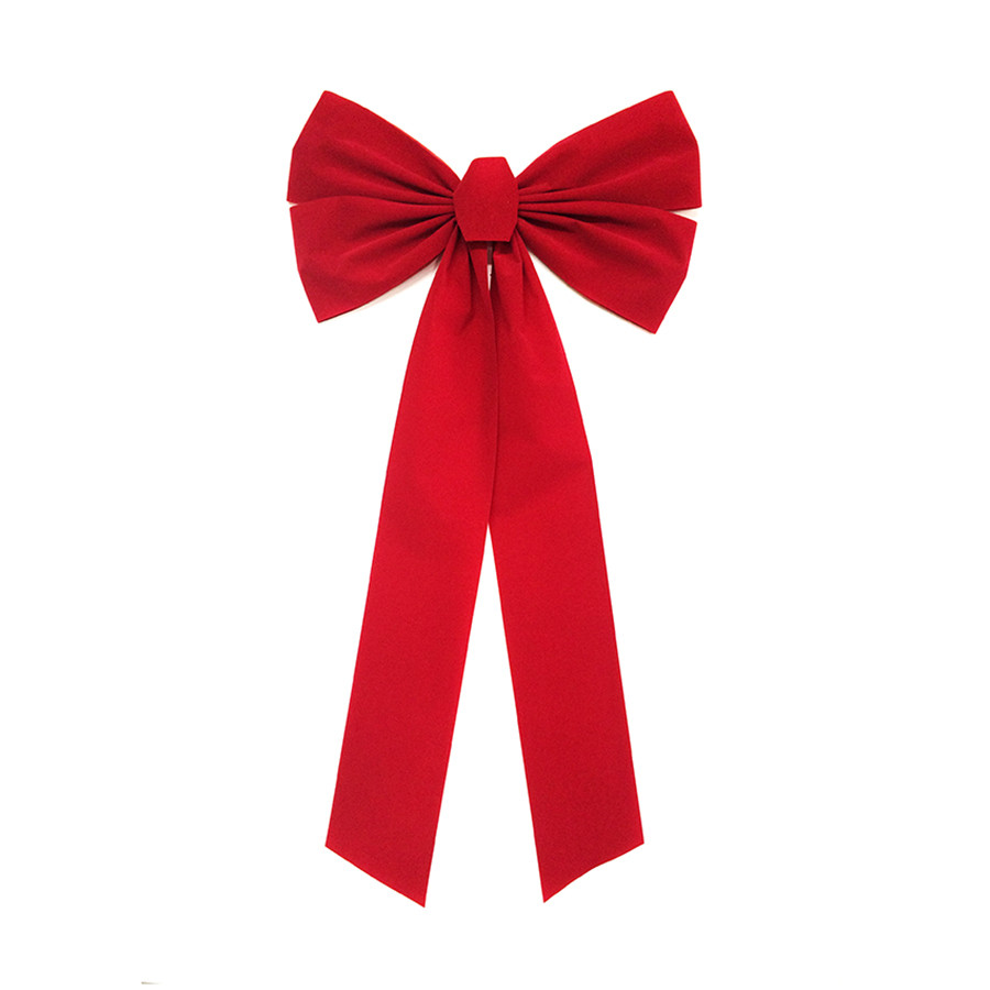 16-in W Red Solid Bow