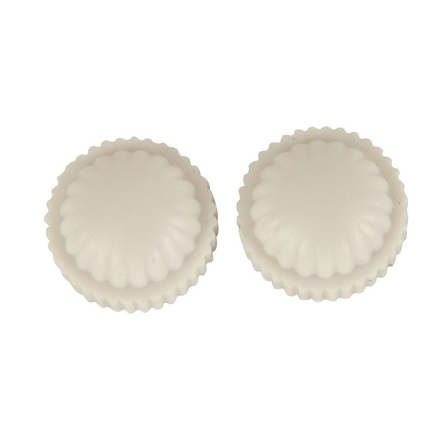 2-Pack White Lamp Switch Knobs