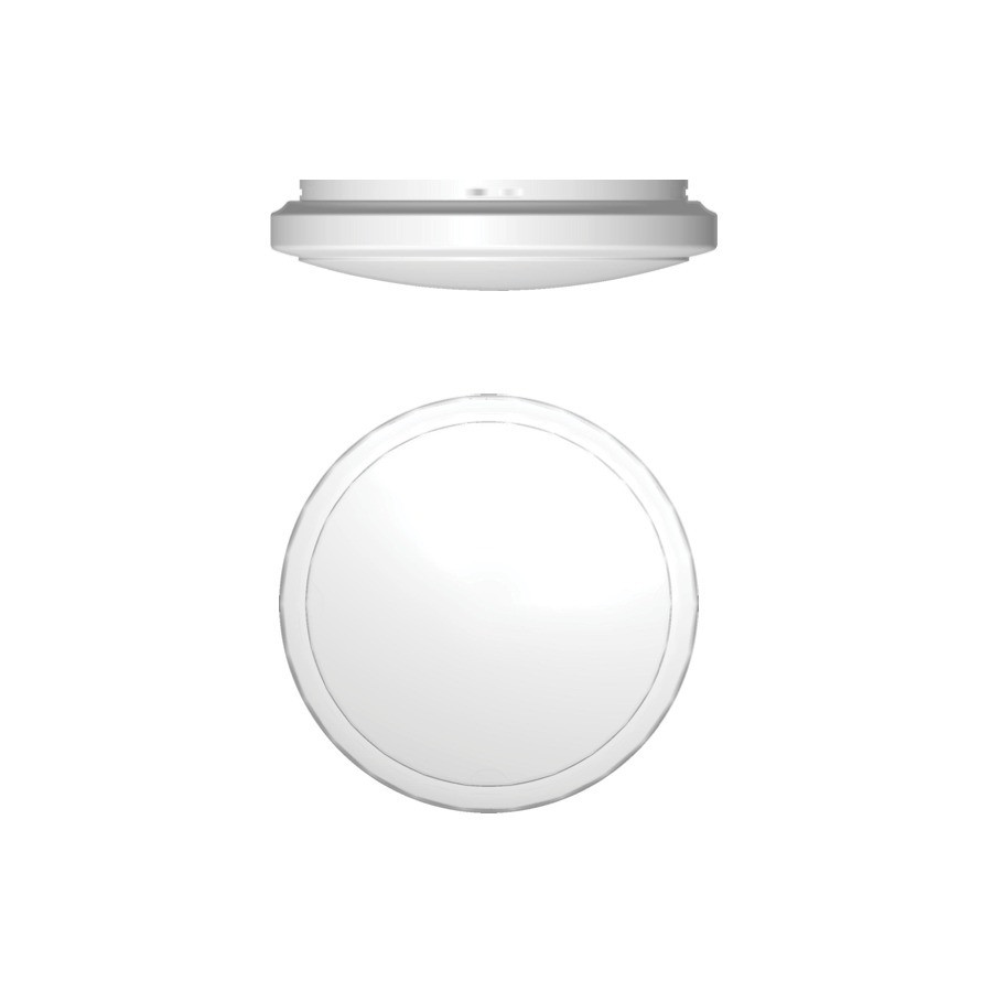 21.65-in W White LED Ceiling Flush Mount Light