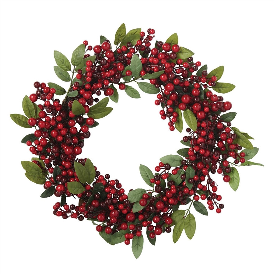 22-in Artificial Christmas Wreath