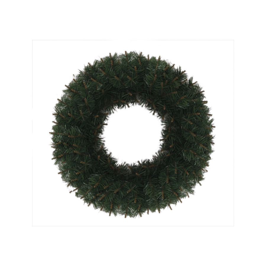 24-in Indoor/Outdoor Monroe Pine Artificial Christmas Wreath