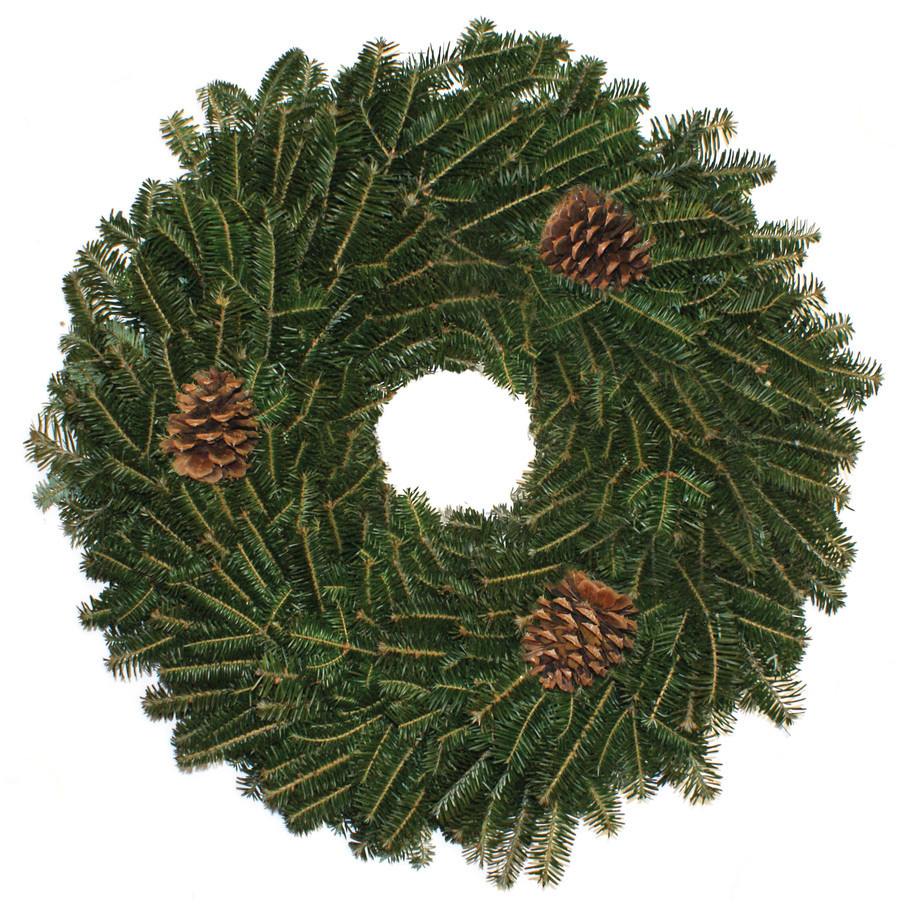 28-in Fresh Fraser Fir Christmas Wreath