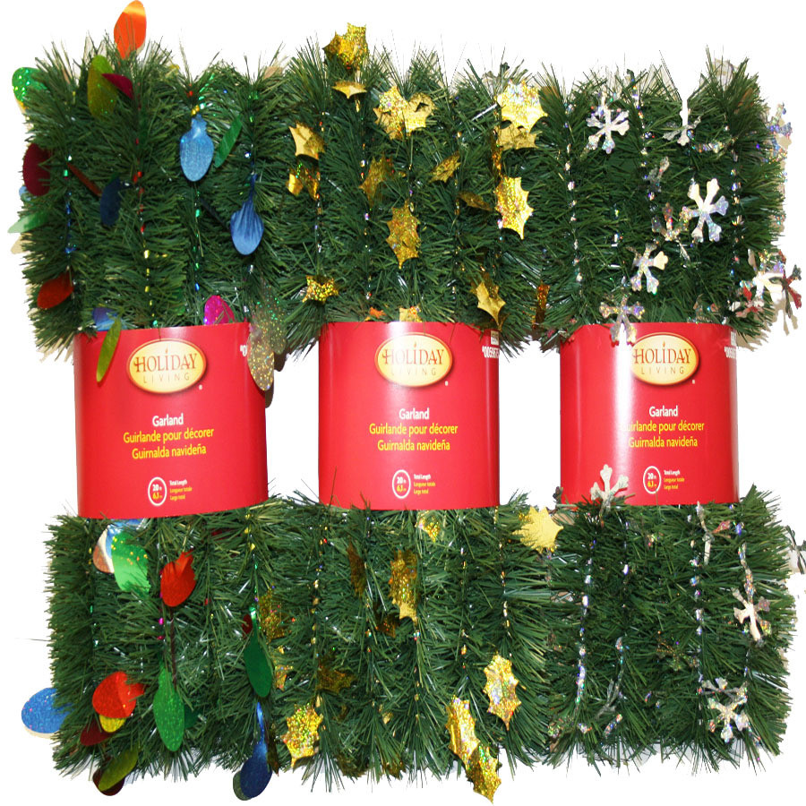 3-in x 12-ft Pine Artificial Christmas Garland
