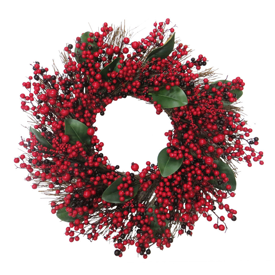 30-in Berry Artificial Christmas Wreath