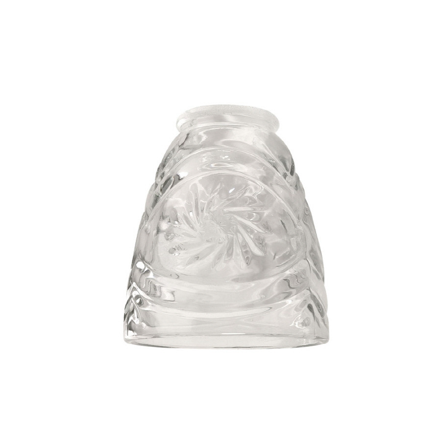 4-in H 5-in W Clear Bell Vanity Light Shade