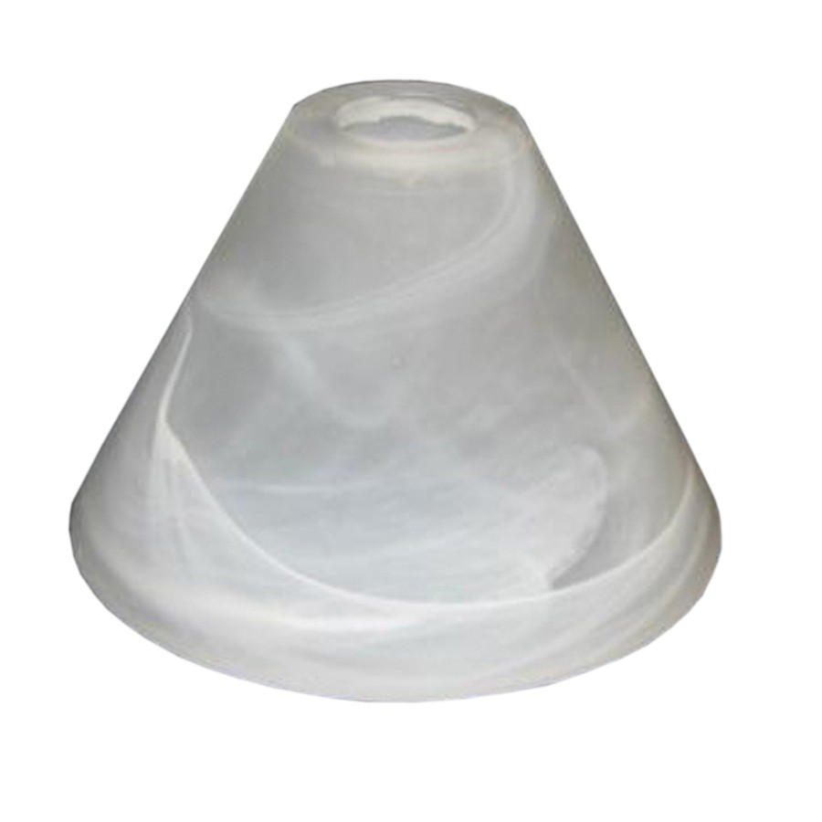 4.25-in H 6-in W Alabaster Pendant Light Shade