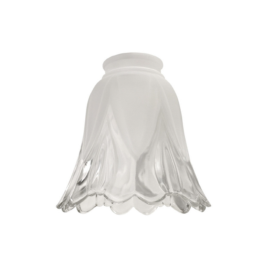 5.25-in H 5.125-in W Clear/Frost Bell Vanity Light Shade