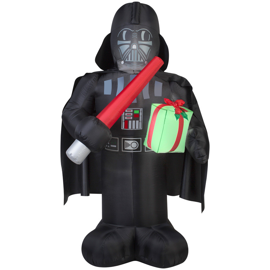 6-ft x 2.29-ft Lighted Star Wars Darth Vader Christmas Inflatable
