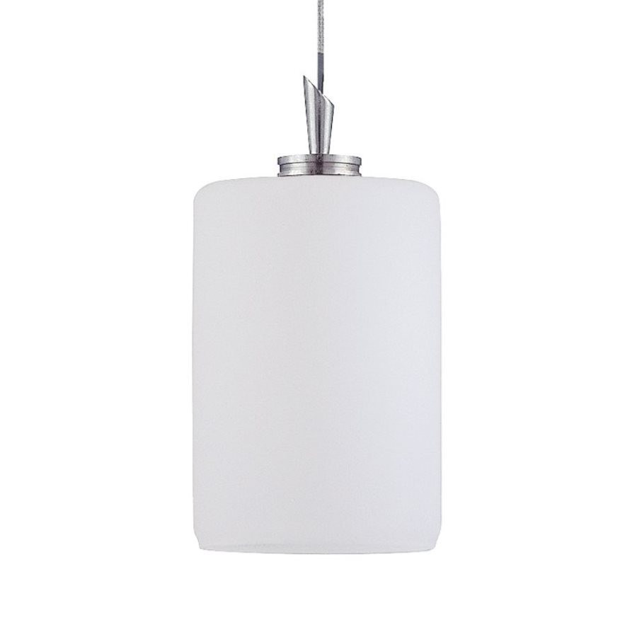 6-in H 4-in W White Cylinder Pendant Light Shade