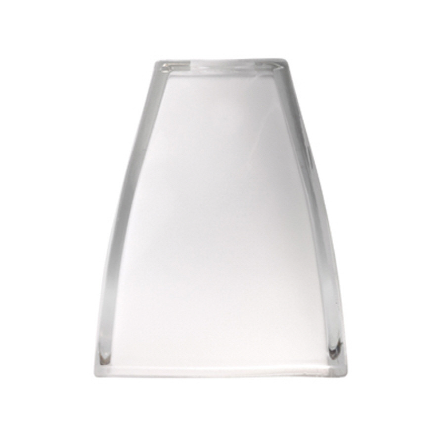 6-in H 5-in W Clear Frost Square Pendant Light Shade