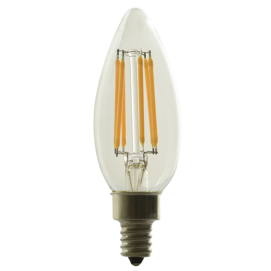 60W Equivalent Dimmable Soft White LED Decorative Light Bulb