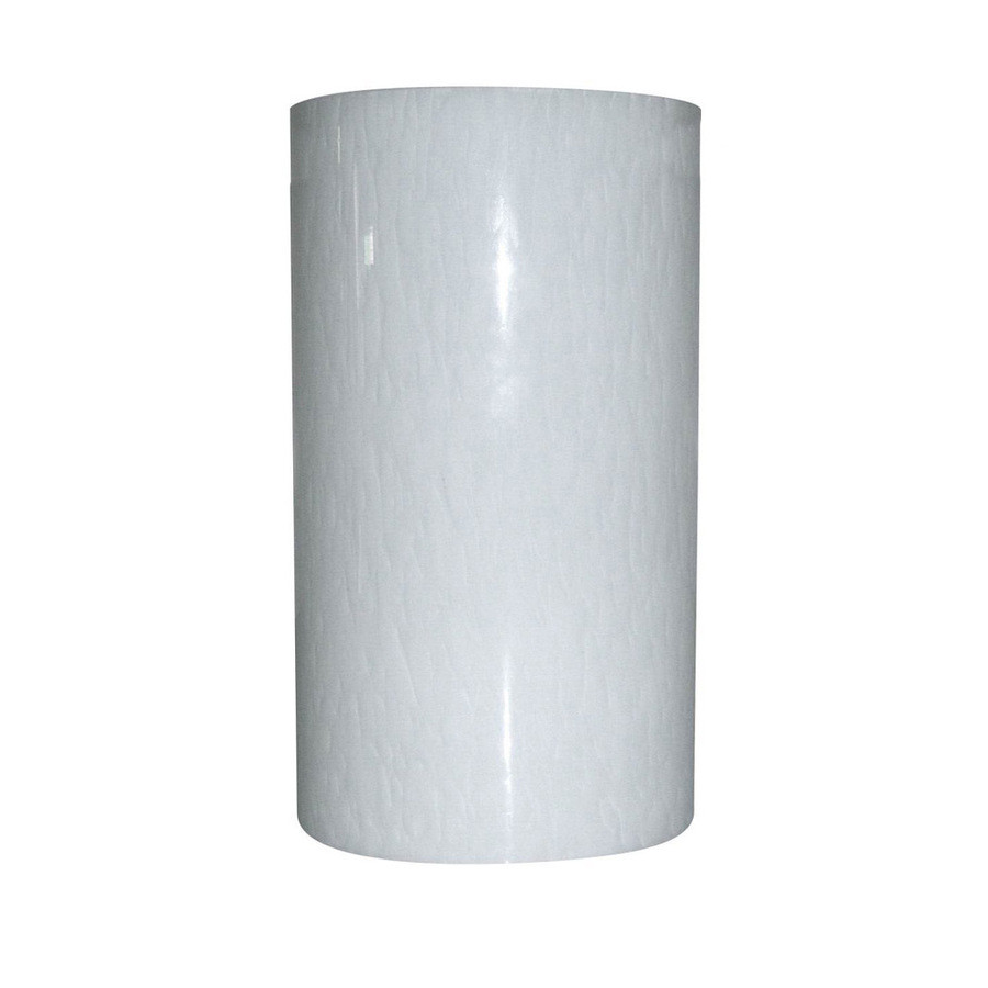 7.5-in H 4.12-in W White Snowflake Cylinder Pendant Light Shade