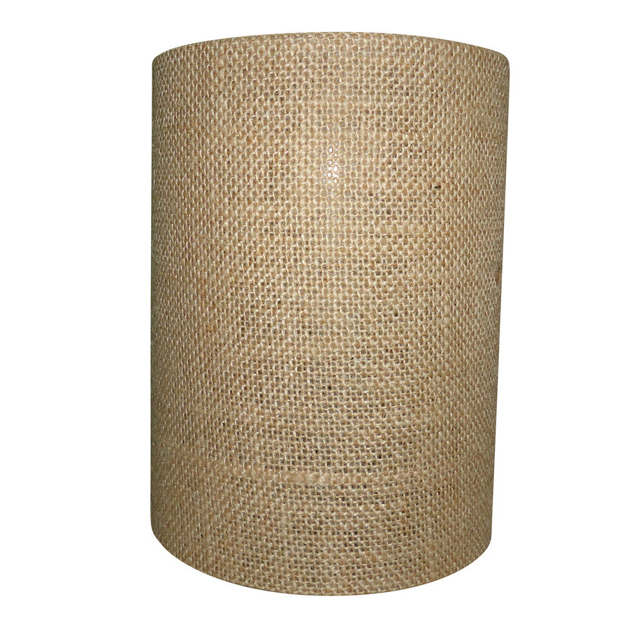 8-in H 6-in W Burlap Cylinder Pendant Light Shade