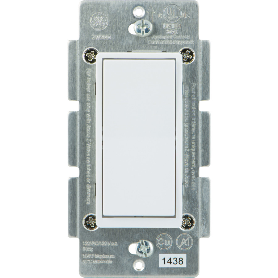Add-On Rocker Switch for Z-Wave Light, Fan and Dimmer Switches, Includes White and Almond Rockers
