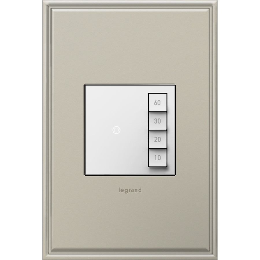 adorne Sensaswitch 1-Switch 600-Watt Single Pole 3-Way White Indoor Momentary Light Switch