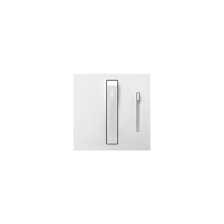 adorne Whisper 1-Switch 700-Watt Single Pole 3-Way White Indoor Slide Dimmer