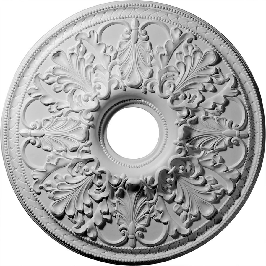 Ashley 23.875-in x 23.875-in Polyurethane Ceiling Medallion