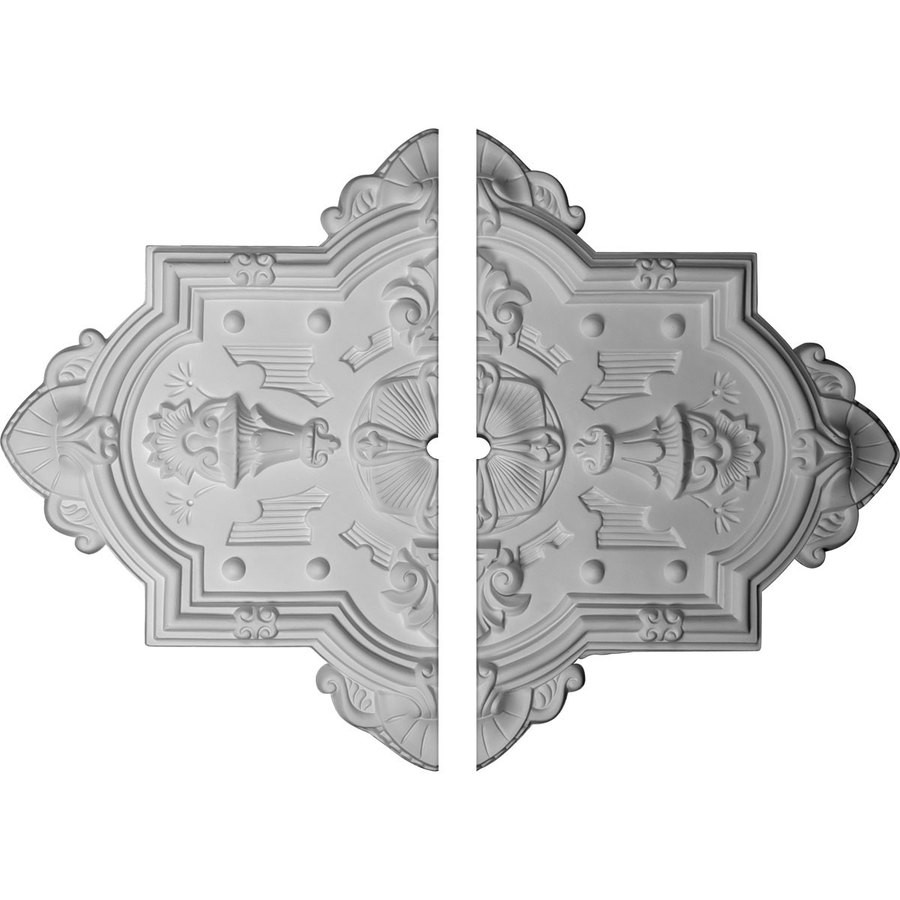 Cathedral 38.125-in x 29.125-in Urethane Ceiling Medallion