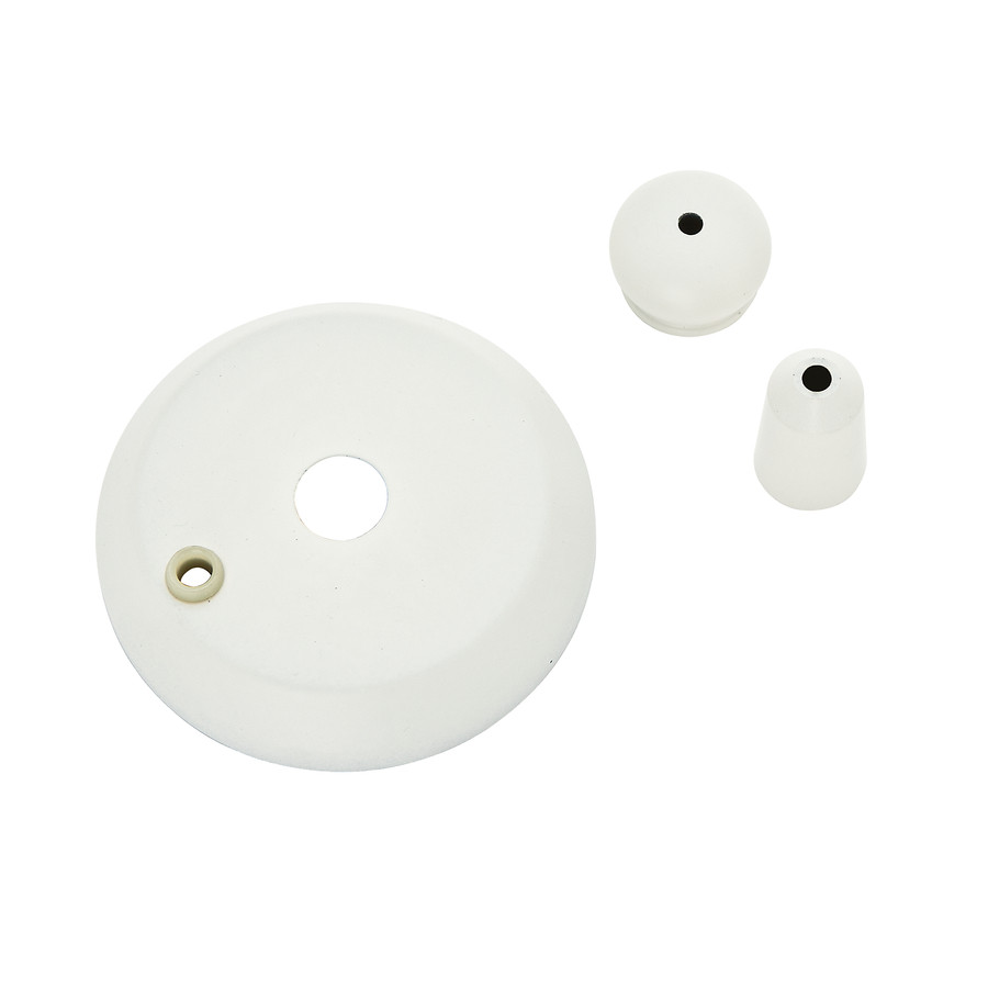Cottage White Ceiling Fan Finial Pack