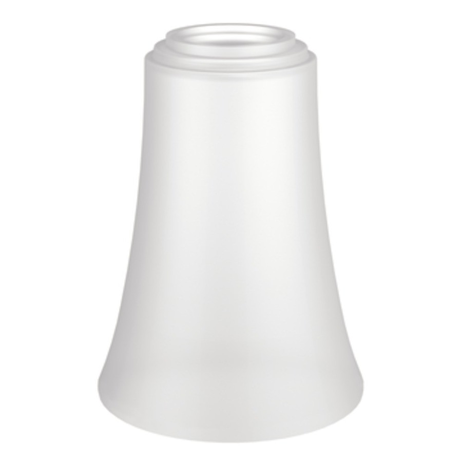 Eva 4.23-in H 4-in W White/Frosted Vanity Light Shade