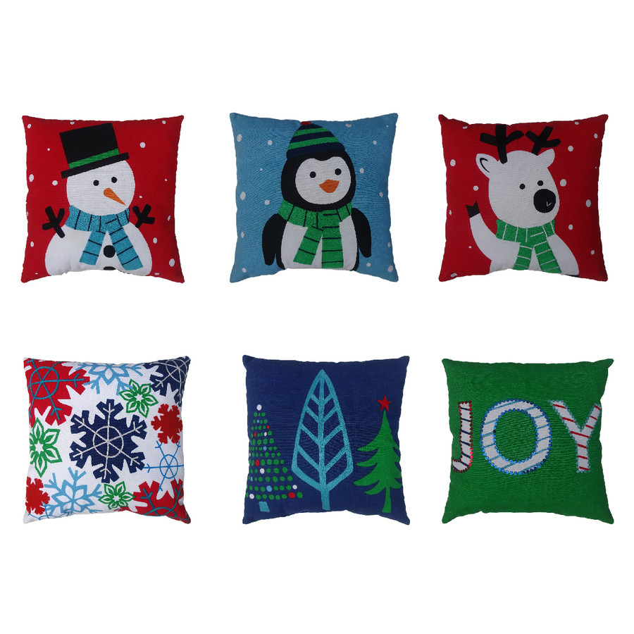 Holiday Characters Pillow
