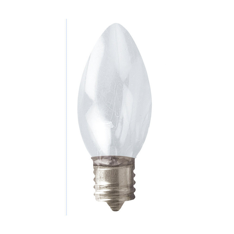 Indoor/Outdoor White Incandescent C9 String Light Bulbs