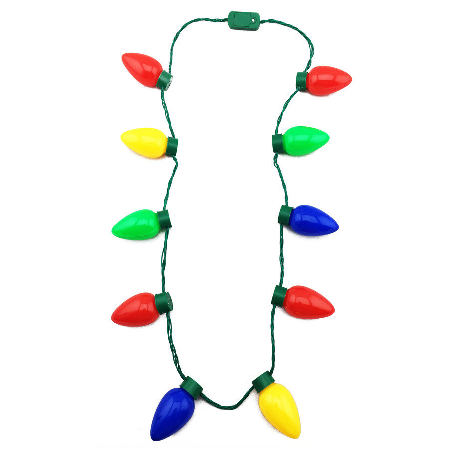 Lighted Christmas Necklace