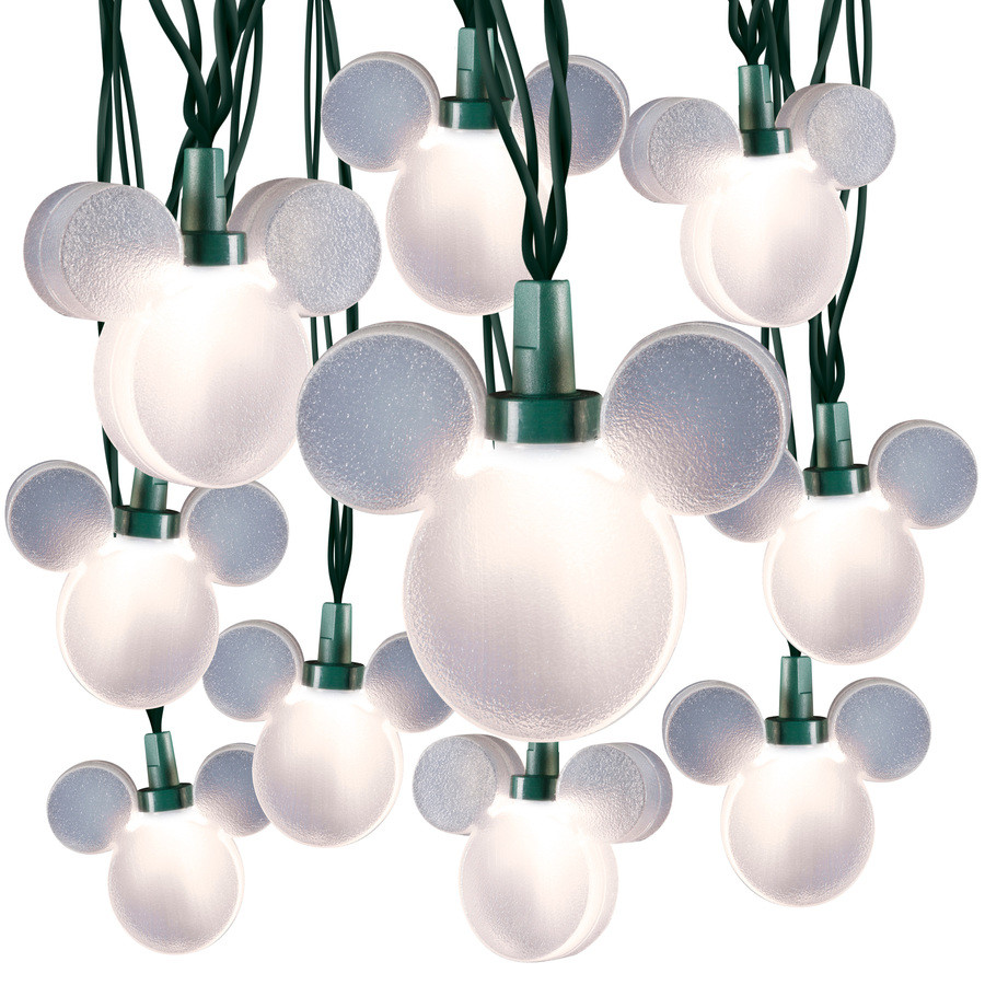 LightShow 25-Count 24-ft Shimmering White Mini LED Plug-in Christmas String Lights
