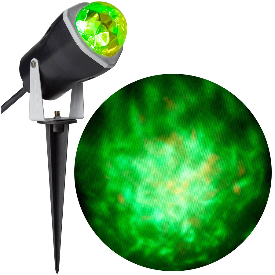Lightshow Multi-Function Green, Orange LED Kaleidoscope Halloween Spotlight Projector