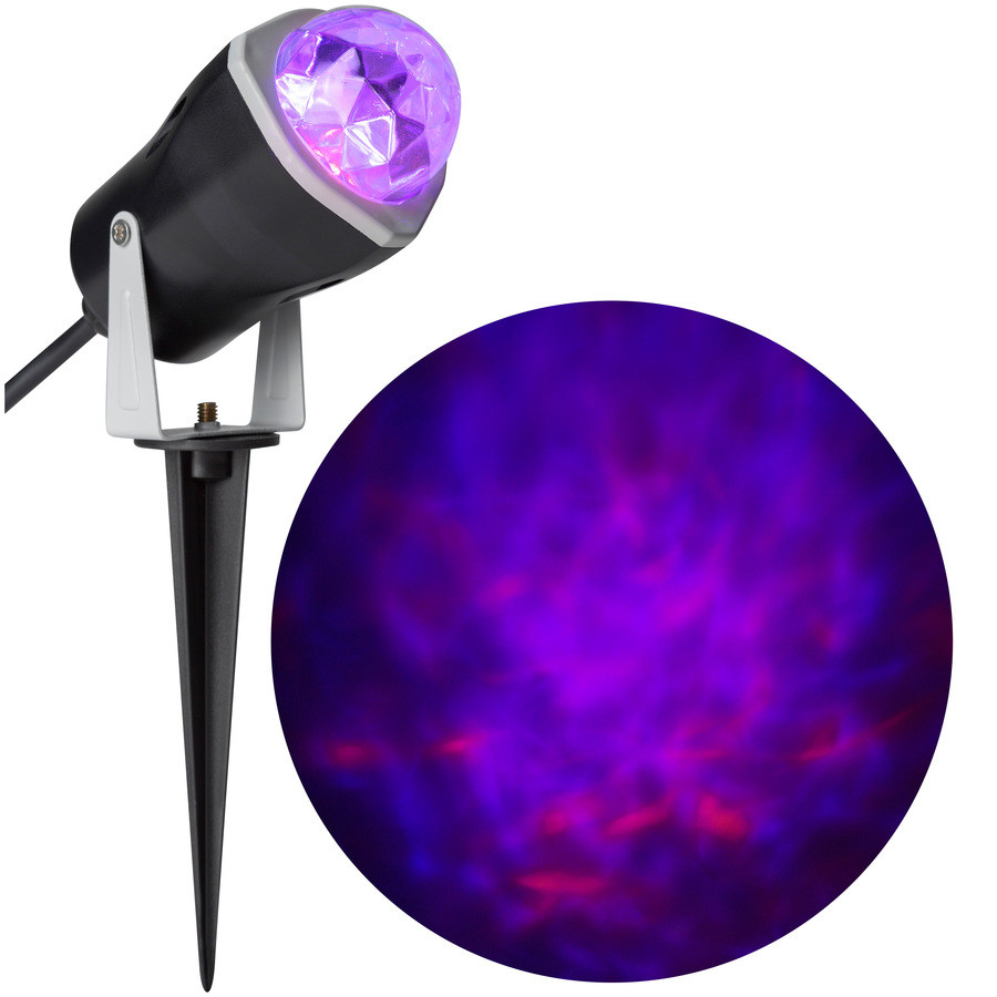 Lightshow Multi-Function Purple, Orange LED Kaleidoscope Halloween Spotlight Projector