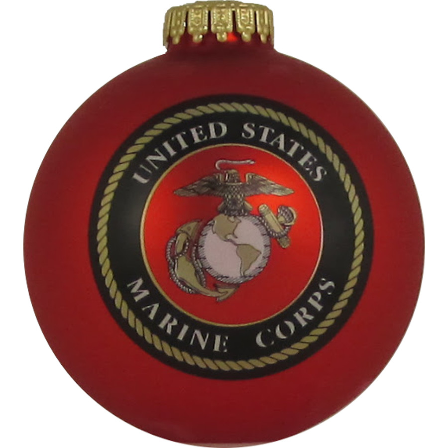 Red Shiny Marines Ornament