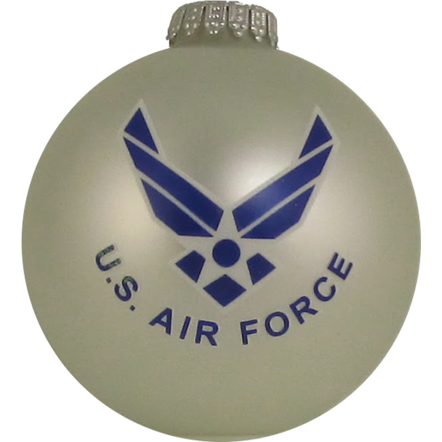 Silver Shiny Air Force Ornament