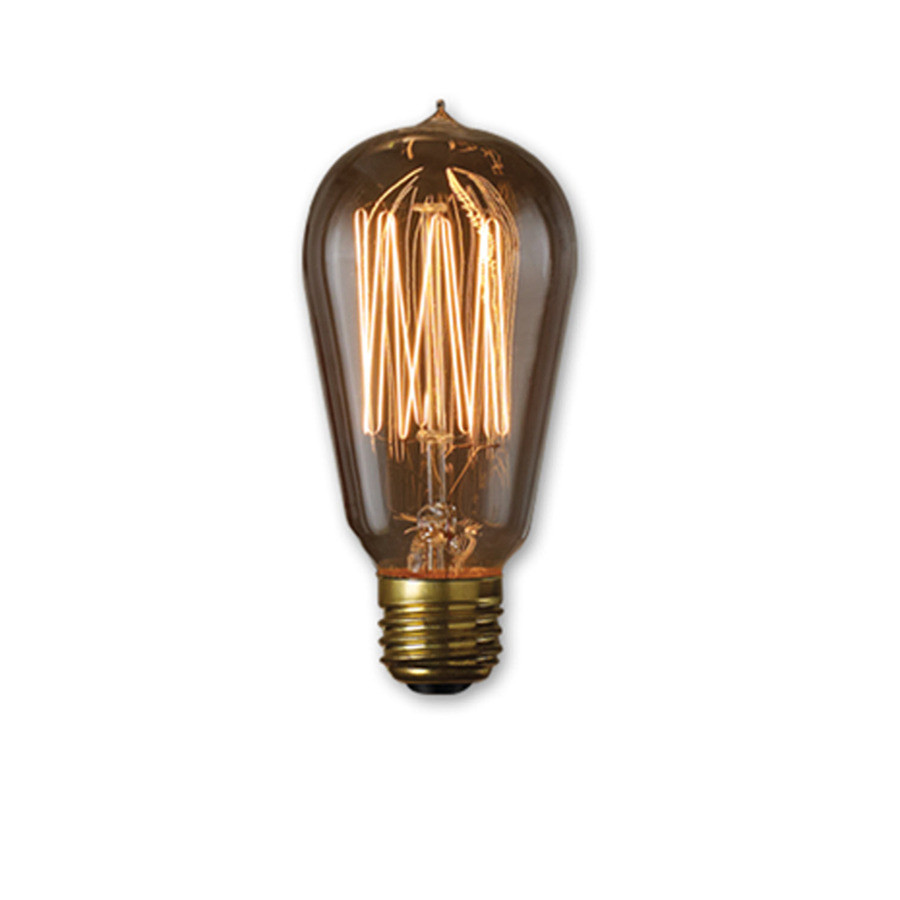 Vintage Collection 60 Watt for Indoor or Enclosed Outdoor Amber Incandescent Decorative Light Bulb