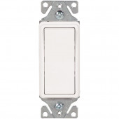 1-Switch 15-Amp Single Pole 3-Way White Indoor Rocker Light Switch