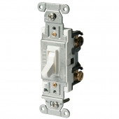 1-Switch 15/20-Amp 3-Way White Indoor Toggle Light Switch