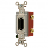 1-Switch 15/20-Amp Single Pole Black Indoor Toggle Light Switch