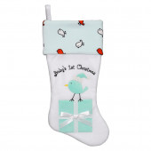 16-in Blue Baby's First Christmas Stocking