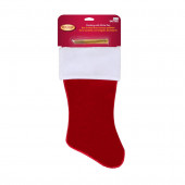 18-in Red Traditional Christmas Stocking