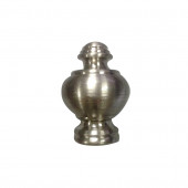 2-in L x 1.38-in dia Brushed Nickel Light Cap and Finial Kit