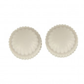 2-Pack White Lamp Switch Knobs