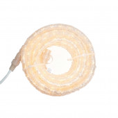 216-Count 18-ft Constant White Incandescent Plug-In Christmas Rope Lights Clear Tubing