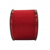 2.5-in W x 30-ft L Red Solid Ribbon