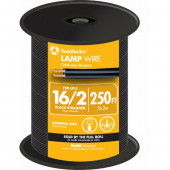 250-ft 16-AWG 2-Conductor Black Lamp Cord