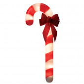 3-Marker White Incandescent Plug-in Candy Cane Christmas Pathway Markers