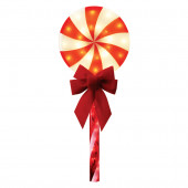 3-Marker White Incandescent Plug-in Lollipop Christmas Pathway Markers