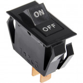 3-Pack Double Pole Black Light Switches