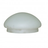 3.75-in H 7.38-in W White  Globe Ceiling Fan Light Shade