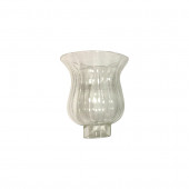 4.25-in H 4.25-in W Clear Clear Glass Bell Vanity Light Shade
